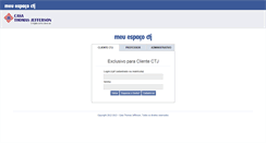Desktop Screenshot of meuespaco.thomas.org.br